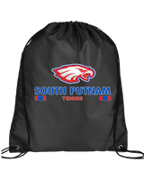 South Putnam HS Tennis Stacked - Drawstring Bag