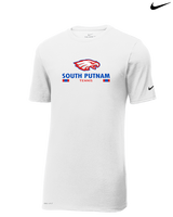 South Putnam HS Tennis Stacked - Mens Nike Cotton Poly Tee