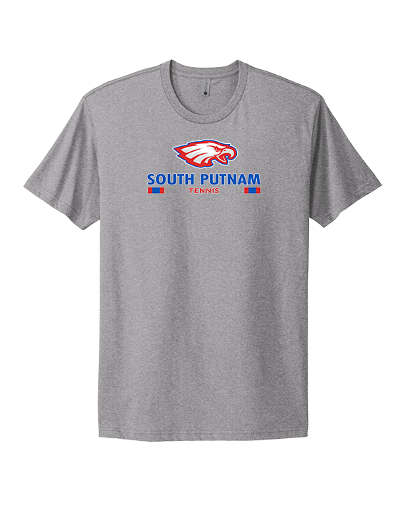 South Putnam HS Tennis Stacked - Mens Select Cotton T-Shirt