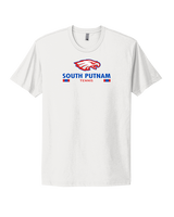 South Putnam HS Tennis Stacked - Mens Select Cotton T-Shirt