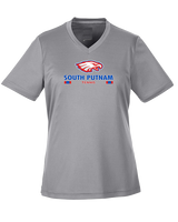 South Putnam HS Tennis Stacked - Womens Performance Shirt