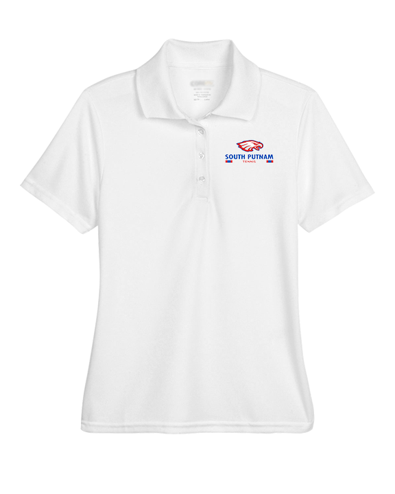 South Putnam HS Tennis Stacked - Womens Polo