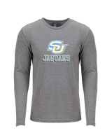 Southern University Softball Shadow - Tri-Blend Long Sleeve