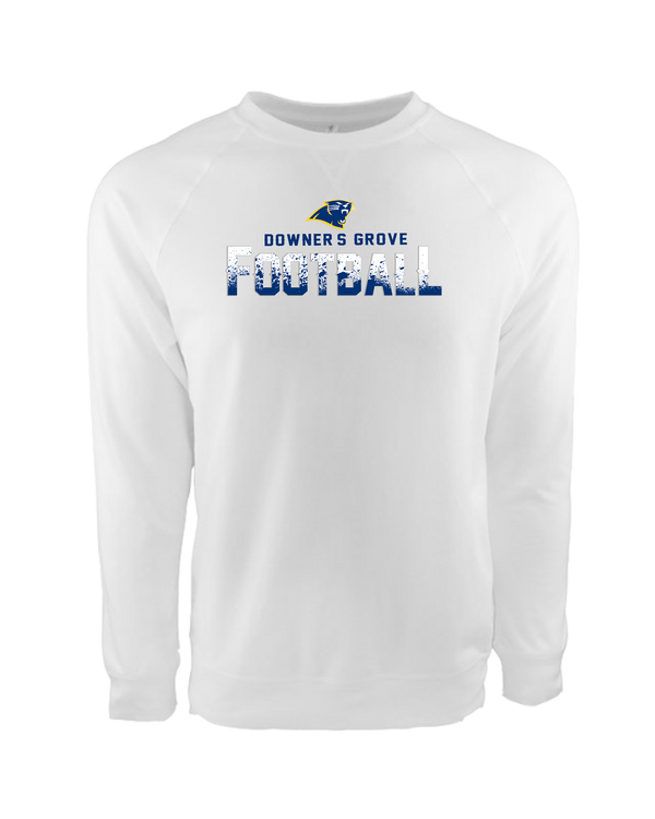 Downers Grove Panthers Splatter- Crewneck Sweatshirt