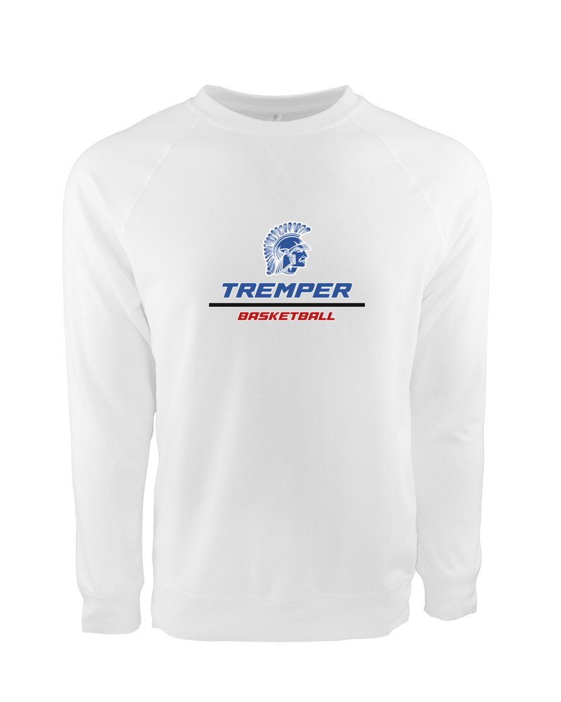 Tremper HS Girls Basketball Split - Crewneck Sweatshirt