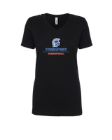 Tremper HS Girls Basketball Split - Womens V-Neck