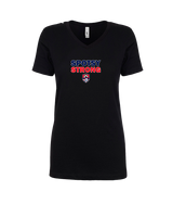 Spotsylvania HS Girls Soccer Strong - Womens Vneck