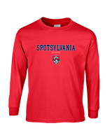Spotsylvania HS Girls Soccer Block - Cotton Longsleeve