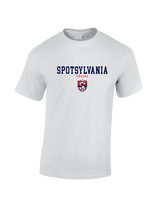 Spotsylvania HS Girls Soccer Block - Cotton T-Shirt