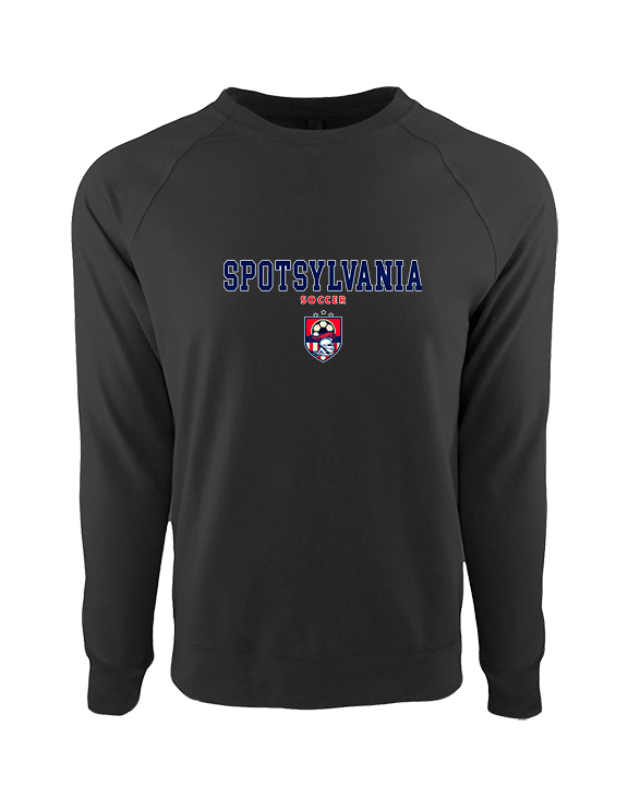 Spotsylvania HS Girls Soccer Block - Crewneck Sweatshirt