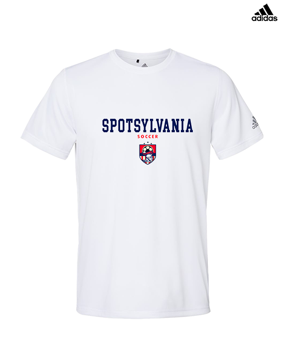 Spotsylvania HS Girls Soccer Block - Mens Adidas Performance Shirt