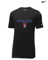 Spotsylvania HS Girls Soccer Block - Mens Nike Cotton Poly Tee
