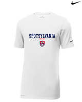 Spotsylvania HS Girls Soccer Block - Mens Nike Cotton Poly Tee