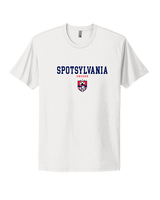 Spotsylvania HS Girls Soccer Block - Mens Select Cotton T-Shirt
