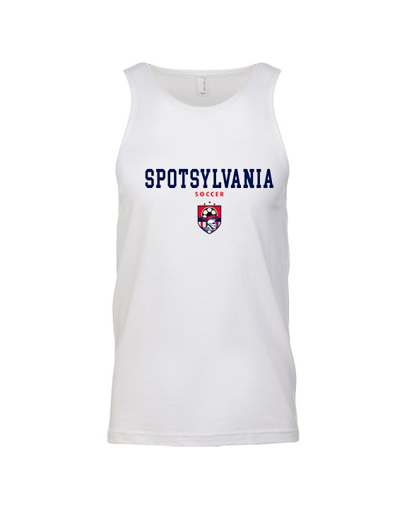 Spotsylvania HS Girls Soccer Block - Tank Top