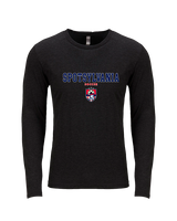 Spotsylvania HS Girls Soccer Block - Tri-Blend Long Sleeve