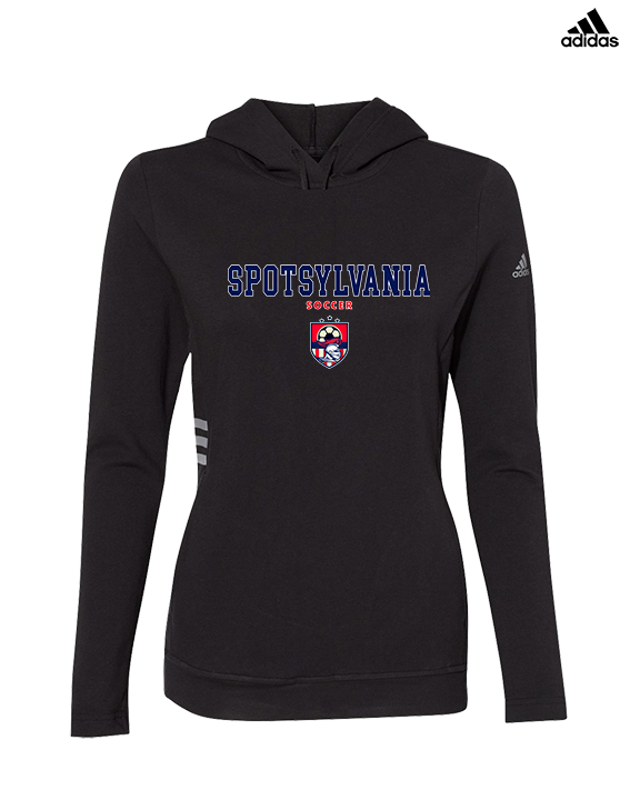 Spotsylvania HS Girls Soccer Block - Womens Adidas Hoodie