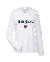 Spotsylvania HS Girls Soccer Block - Womens Performance Longsleeve