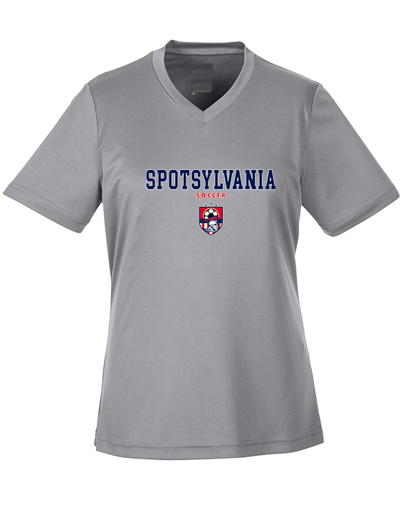 Spotsylvania HS Girls Soccer Block - Womens Performance Shirt