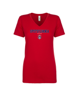 Spotsylvania HS Girls Soccer Block - Womens Vneck
