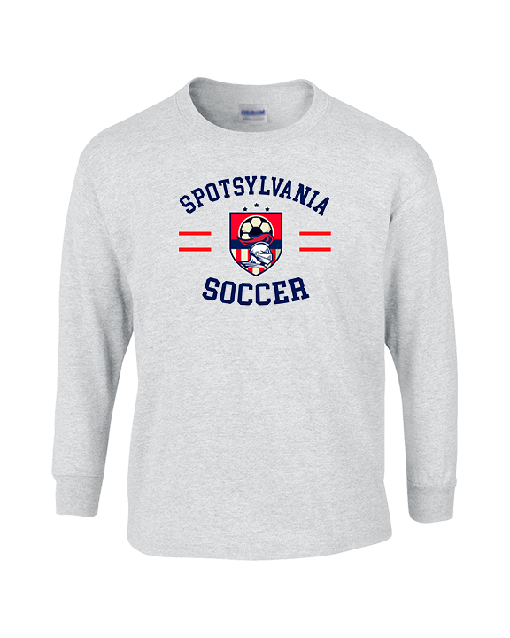 Spotsylvania HS Girls Soccer Curve - Cotton Longsleeve