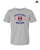 Spotsylvania HS Girls Soccer Curve - Mens Adidas Performance Shirt