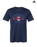 Spotsylvania HS Girls Soccer Curve - Mens Adidas Performance Shirt