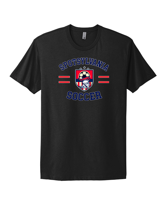 Spotsylvania HS Girls Soccer Curve - Mens Select Cotton T-Shirt