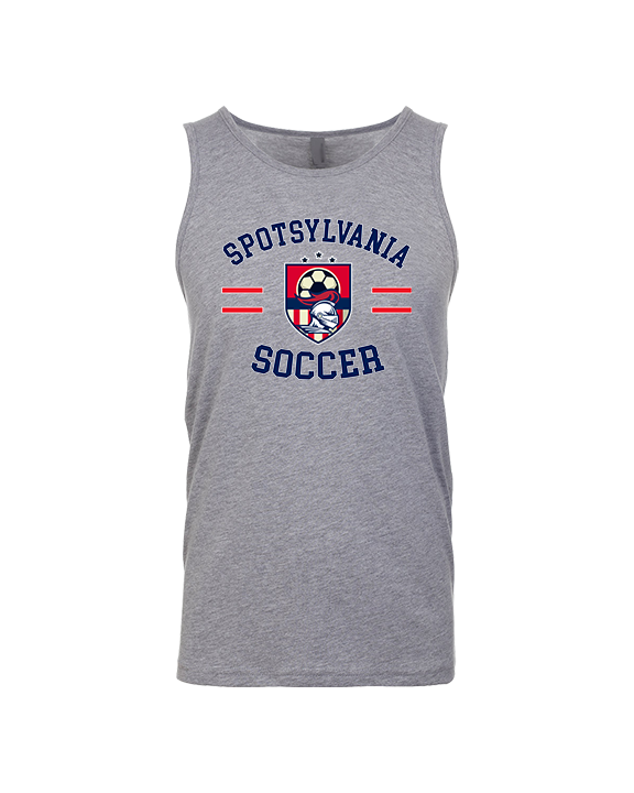 Spotsylvania HS Girls Soccer Curve - Tank Top