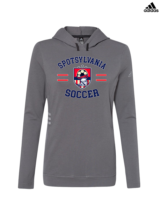 Spotsylvania HS Girls Soccer Curve - Womens Adidas Hoodie