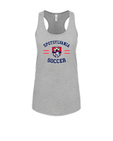 Spotsylvania HS Girls Soccer Curve - Womens Tank Top