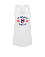 Spotsylvania HS Girls Soccer Curve - Womens Tank Top