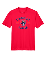 Spotsylvania HS Girls Soccer Curve - Youth Performance Shirt