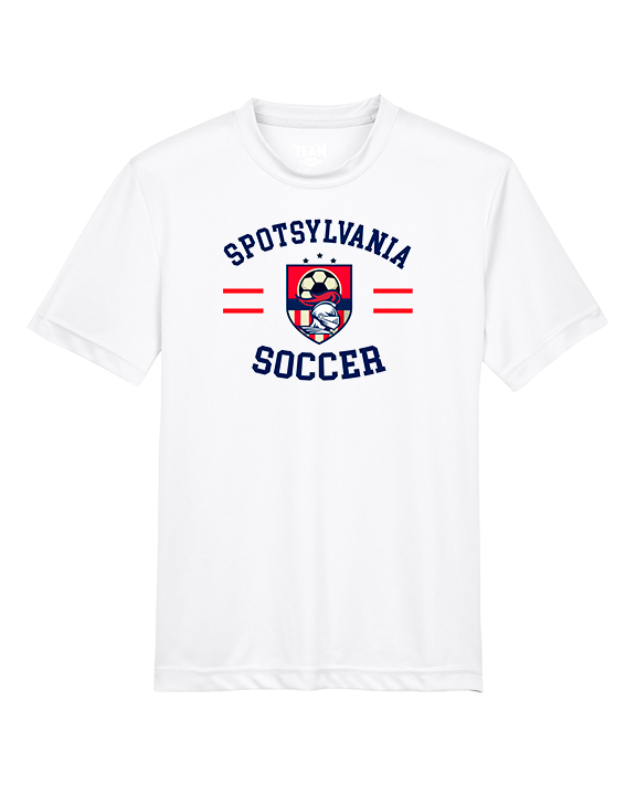 Spotsylvania HS Girls Soccer Curve - Youth Performance Shirt