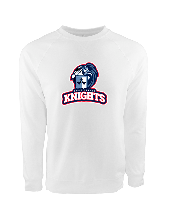 Spotsylvania HS Girls Soccer Knights Logo 01 - Crewneck Sweatshirt