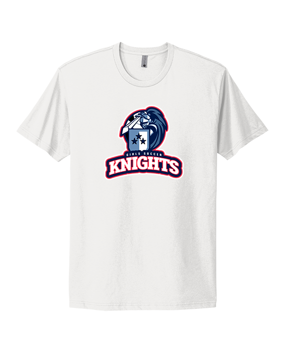 Spotsylvania HS Girls Soccer Knights Logo 01 - Mens Select Cotton T-Shirt