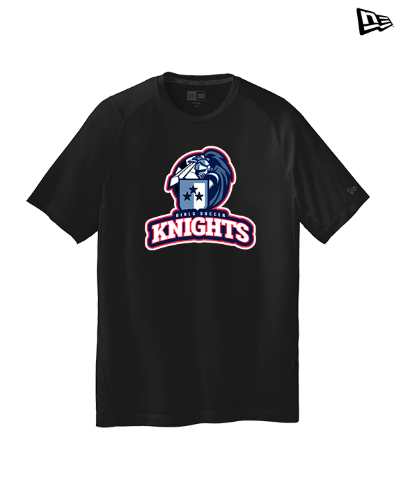Spotsylvania HS Girls Soccer Knights Logo 01 - New Era Performance Shirt