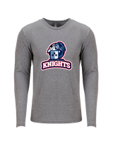 Spotsylvania HS Girls Soccer Knights Logo 01 - Tri-Blend Long Sleeve