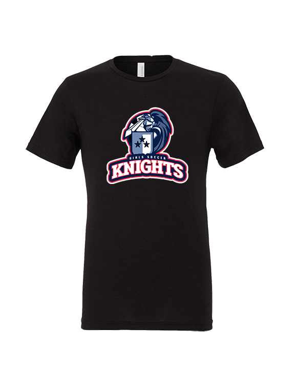 Spotsylvania HS Girls Soccer Knights Logo 01 - Tri-Blend Shirt