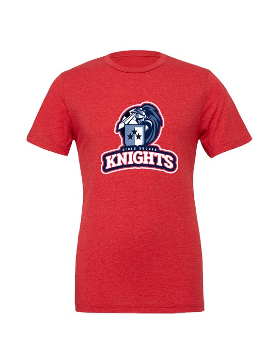 Spotsylvania HS Girls Soccer Knights Logo 01 - Tri-Blend Shirt