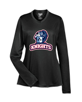 Spotsylvania HS Girls Soccer Knights Logo 01 - Womens Performance Longsleeve