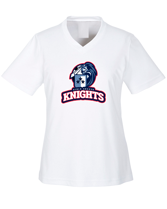 Spotsylvania HS Girls Soccer Knights Logo 01 - Womens Performance Shirt