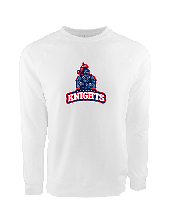 Spotsylvania HS Girls Soccer Knights Logo 02 - Crewneck Sweatshirt