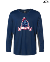 Spotsylvania HS Girls Soccer Knights Logo 02 - Mens Oakley Longsleeve