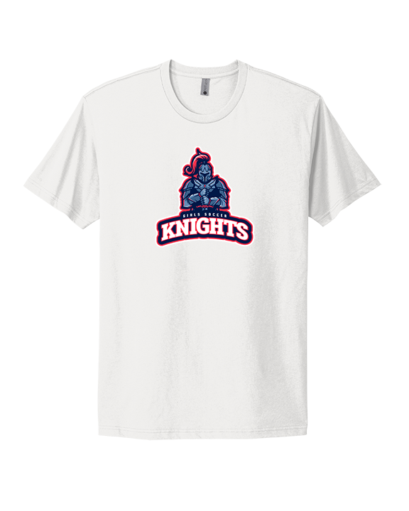 Spotsylvania HS Girls Soccer Knights Logo 02 - Mens Select Cotton T-Shirt