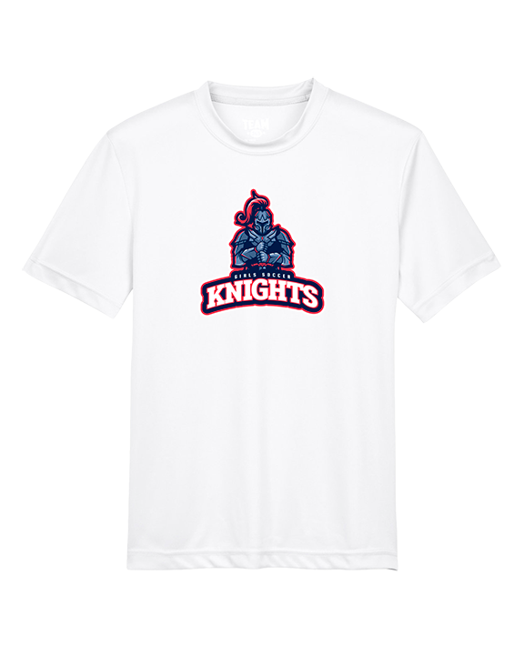 Spotsylvania HS Girls Soccer Knights Logo 02 - Youth Performance Shirt