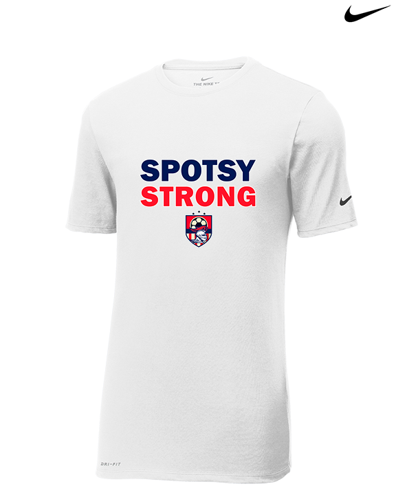 Spotsylvania HS Girls Soccer Strong - Mens Nike Cotton Poly Tee