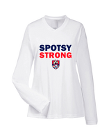 Spotsylvania HS Girls Soccer Strong - Womens Performance Longsleeve