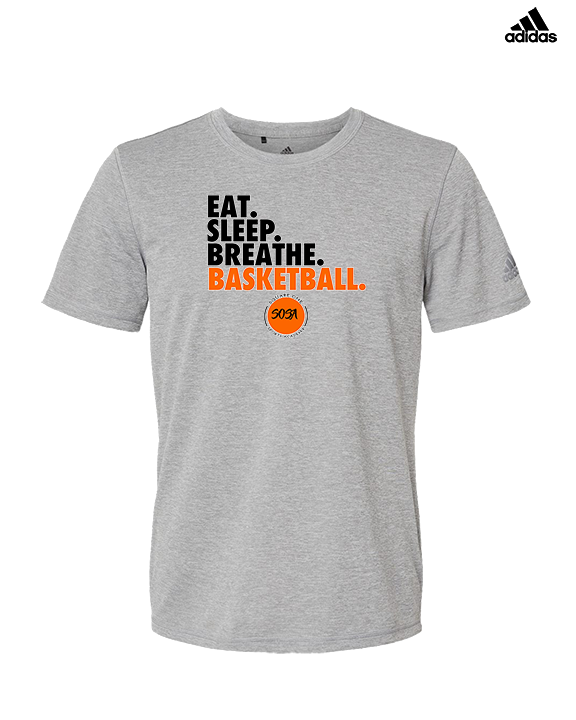 Square One Sports Academy Basketball Eat Sleep - Mens Adidas Performance Shirt