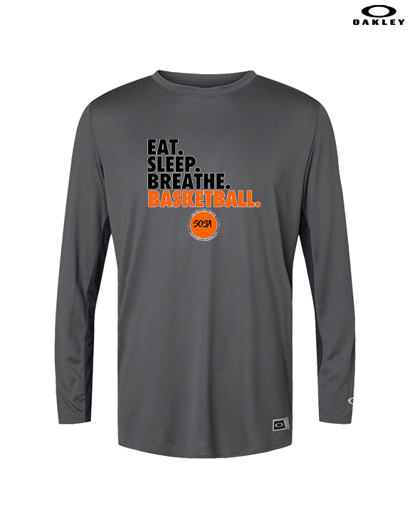 Square One Sports Academy Basketball Eat Sleep - Mens Oakley Longsleeve